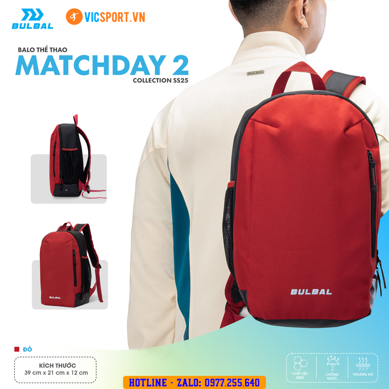 Balo thể thao đa năng Bulbal Matchday 2 - Hình ảnh 2