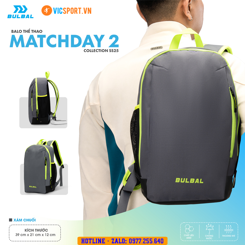 Balo thể thao đa năng Bulbal Matchday 2 - Hình ảnh 3