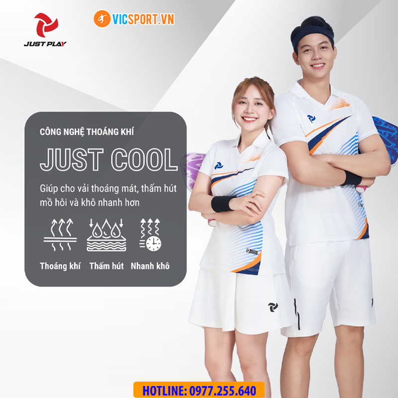 Áo polo thể thao đa năng Justplay Victry - Hình ảnh 3