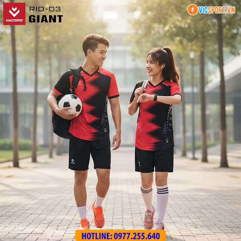 Áo đá banh không logo Hacorio Giant - RIO 03 - Hình ảnh 23
