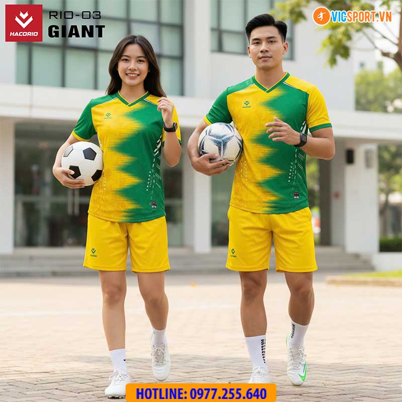 Áo đá banh không logo Hacorio Giant - RIO 03 - Hình ảnh 24