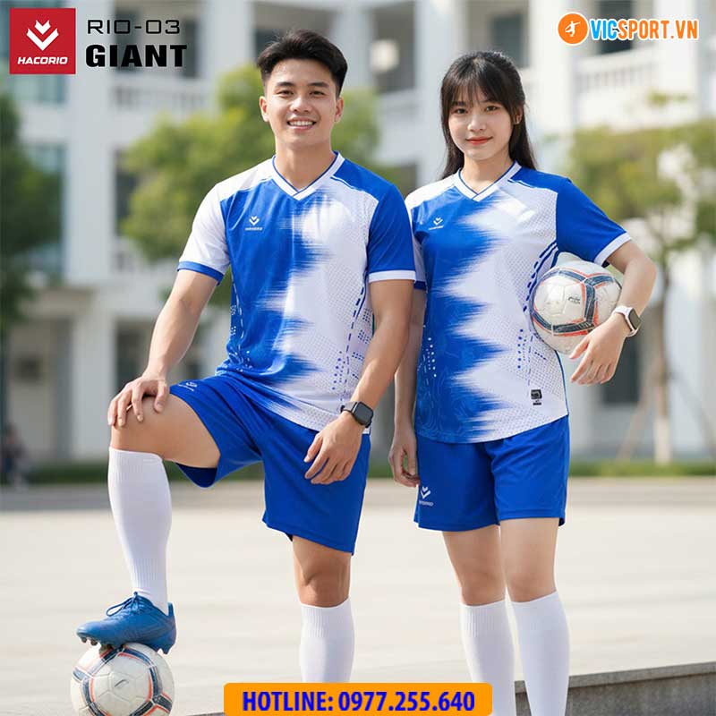 Áo đá banh không logo Hacorio Giant - RIO 03 - Hình ảnh 22