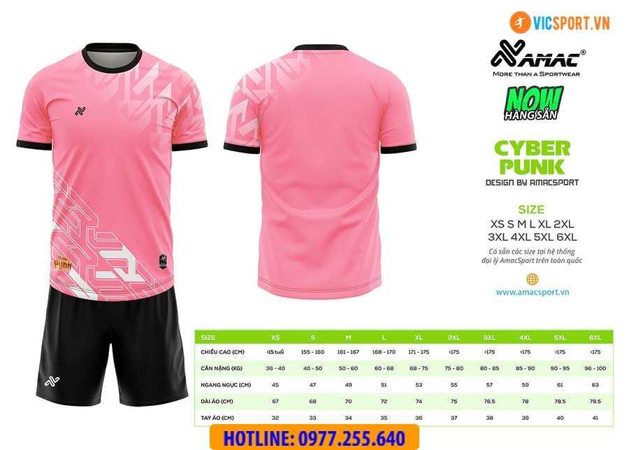 Áo đá banh thiết kế Amac Cyber Punk - Hình ảnh 16