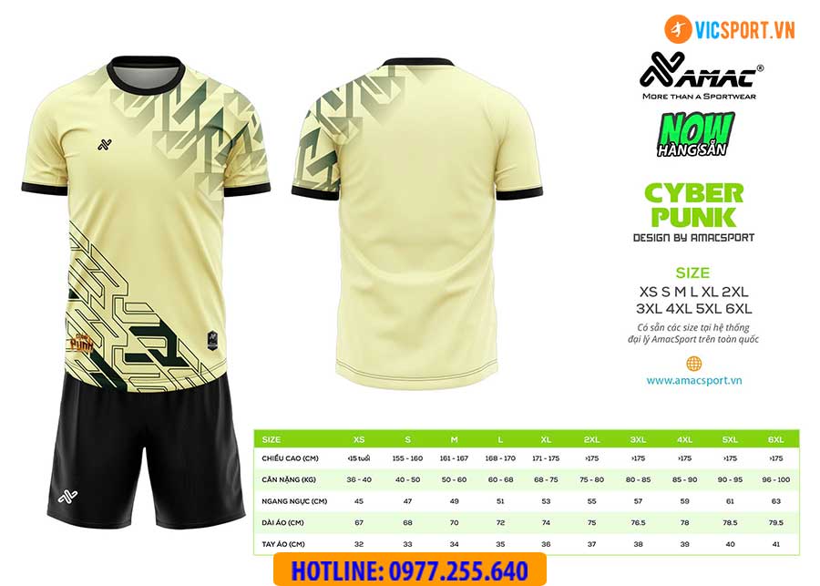 Áo đá banh thiết kế Amac Cyber Punk - Hình ảnh 18