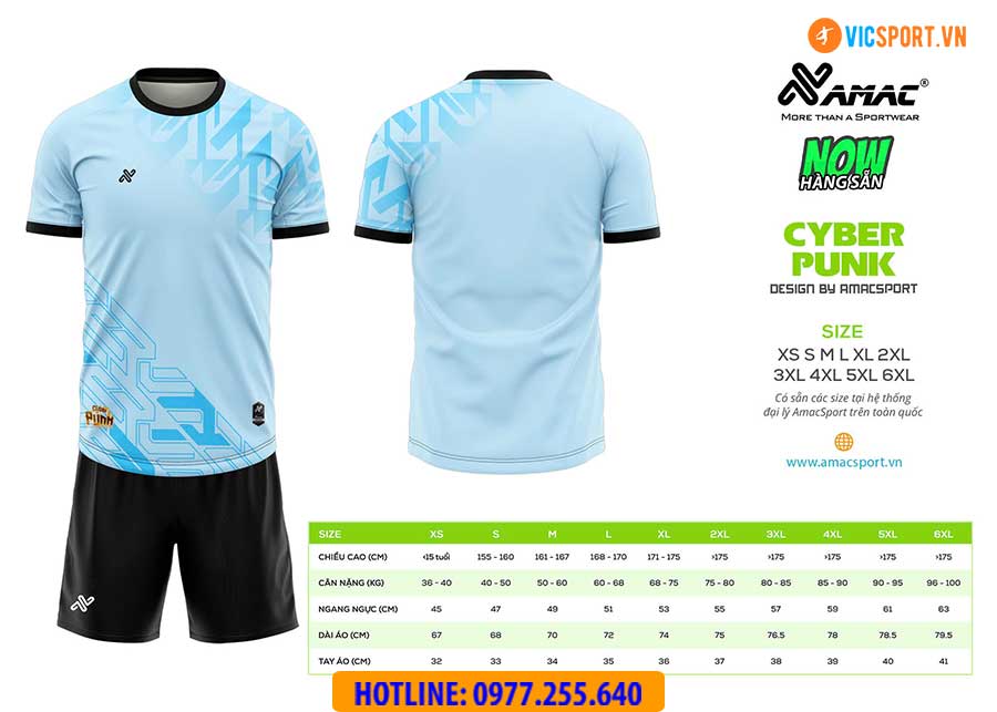Áo đá banh thiết kế Amac Cyber Punk - Hình ảnh 20