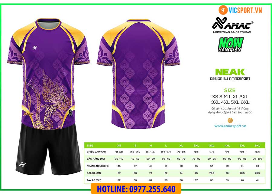 Áo đá banh thiết kế Amac Neak - Hình ảnh 14