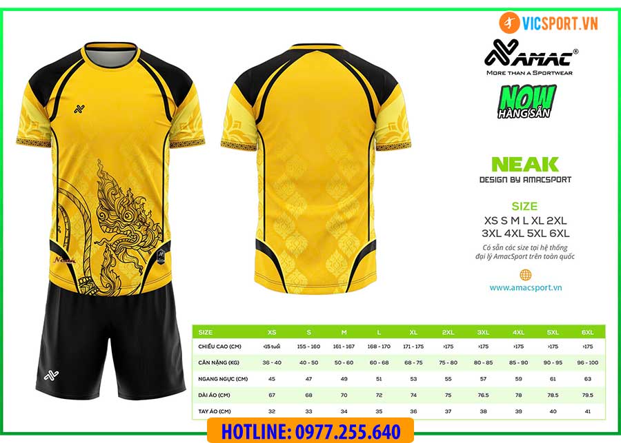 Áo đá banh thiết kế Amac Neak - Hình ảnh 15