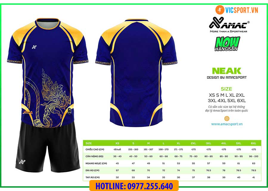 Áo đá banh thiết kế Amac Neak - Hình ảnh 16