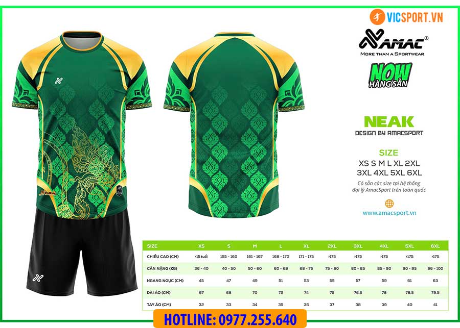 Áo đá banh thiết kế Amac Neak - Hình ảnh 17