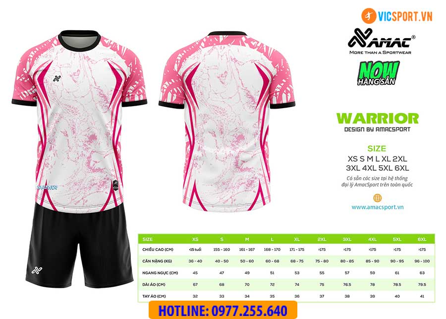 Áo đá banh thiết kế Amac Warrior - Hình ảnh 20