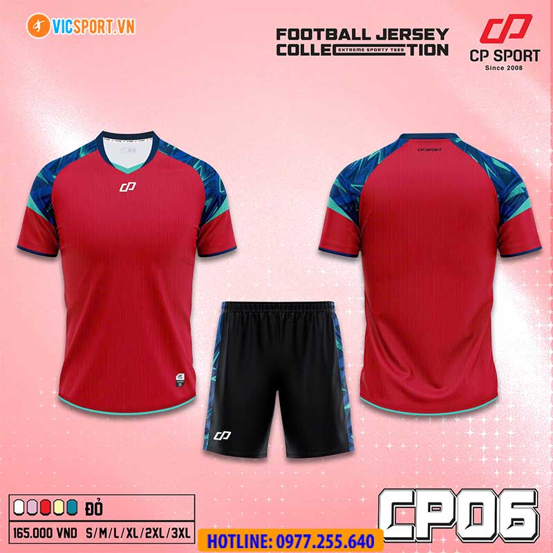 Áo đá banh không logo CP06 - Hình ảnh 5