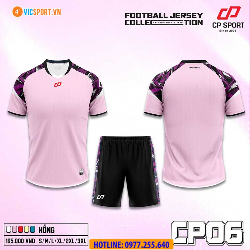 Áo đá banh không logo CP06 - Hình ảnh 6