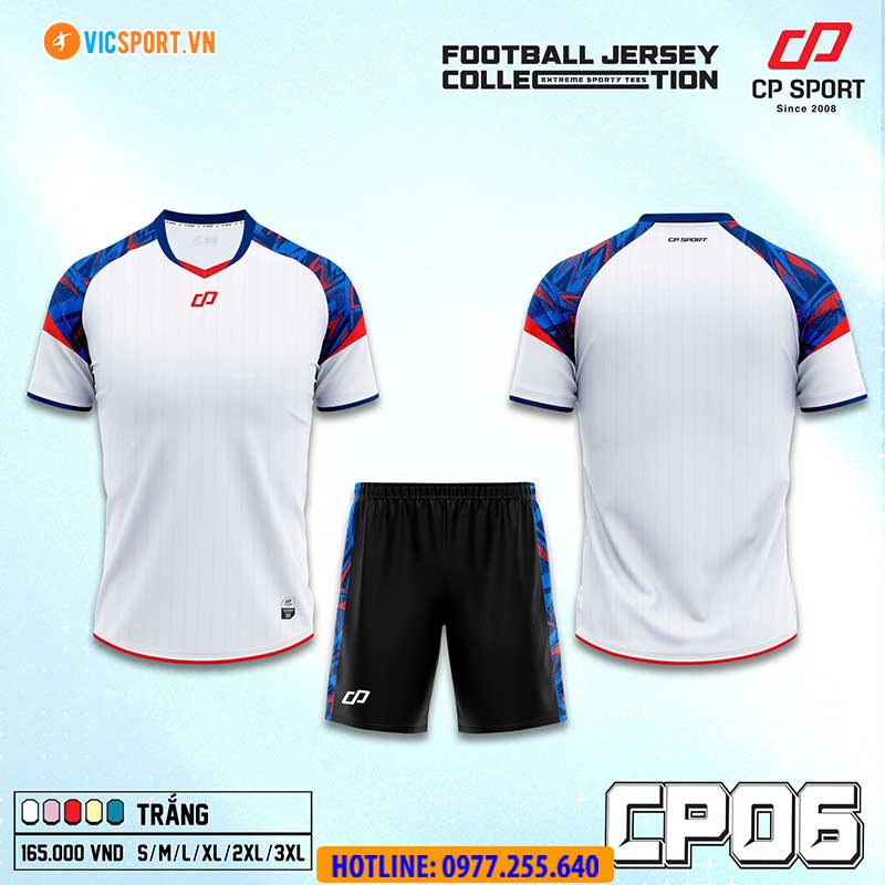 Áo đá banh không logo CP06 - Hình ảnh 7