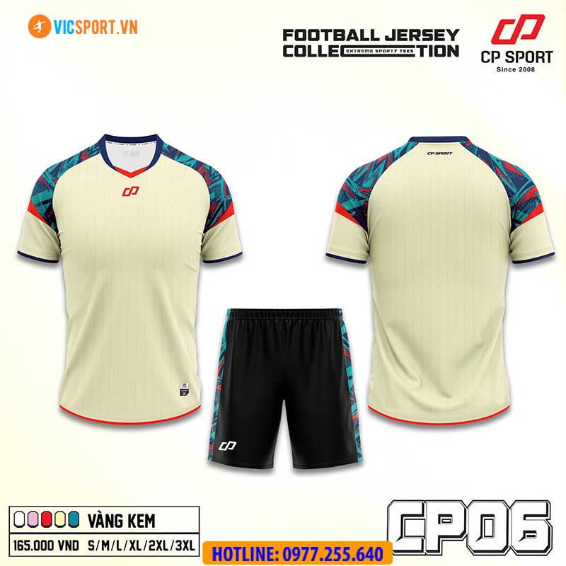 Áo đá banh không logo CP06 - Hình ảnh 8