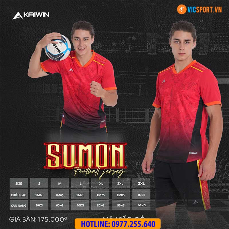 Áo đá banh không logo Kaiwin Sumon - Hình ảnh 18