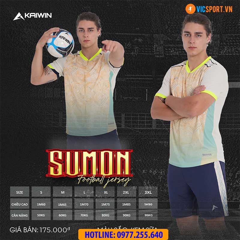 Áo đá banh không logo Kaiwin Sumon - Hình ảnh 19