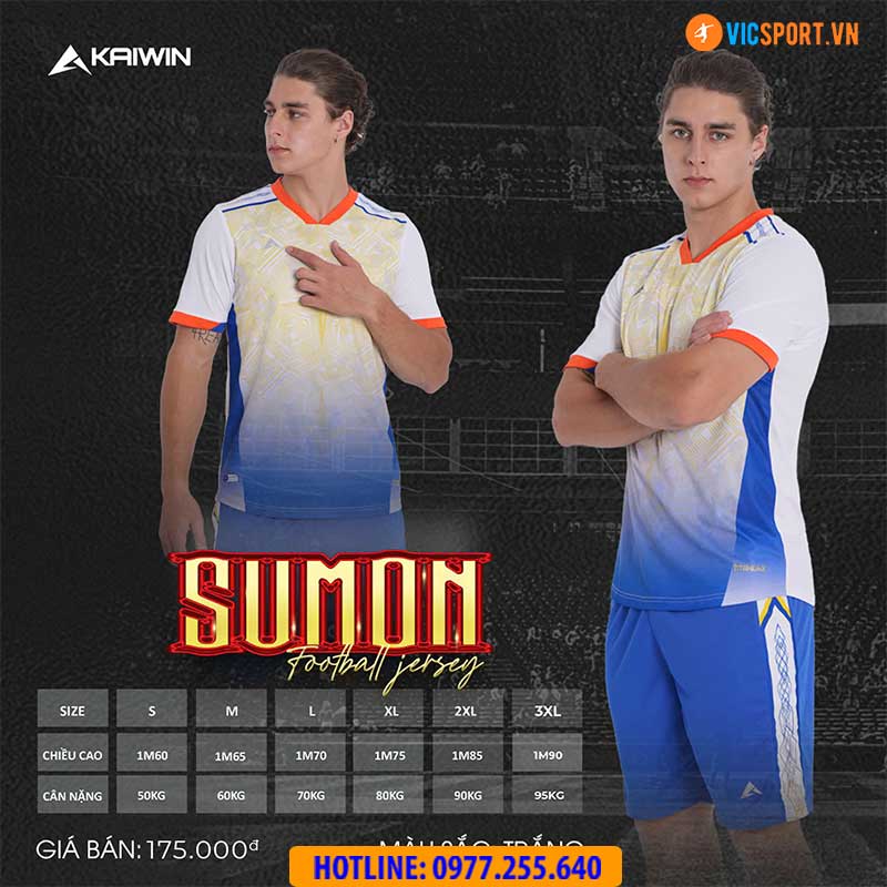 Áo đá banh không logo Kaiwin Sumon - Hình ảnh 16