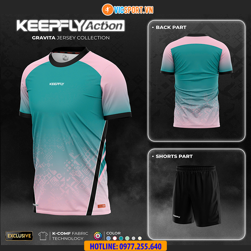 Áo đá banh thiết kế Keepfly Exclusive Gravita - Hình ảnh 17