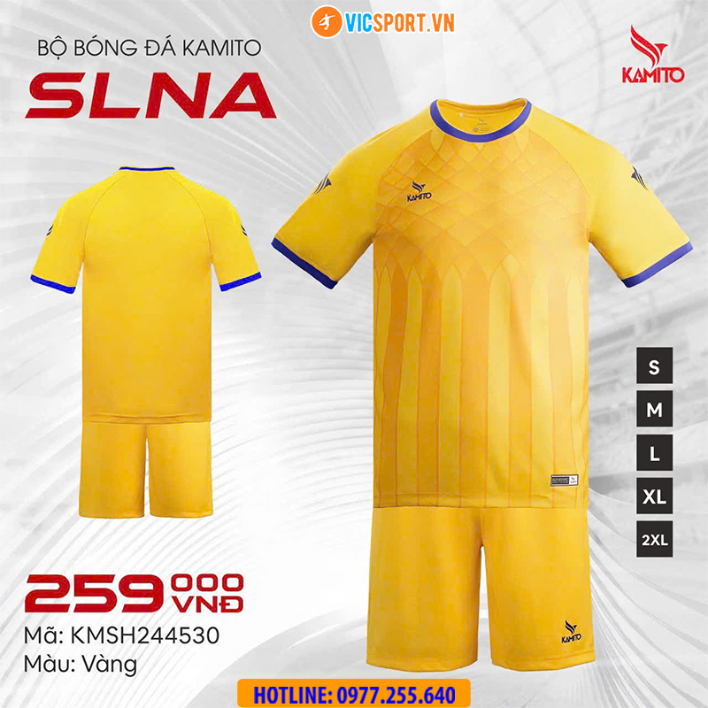 Áo đá banh không logo Kamito SLNA - Hình ảnh 11