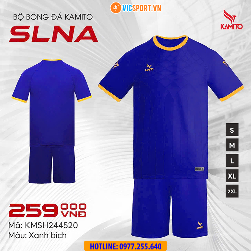 Áo đá banh không logo Kamito SLNA - Hình ảnh 13