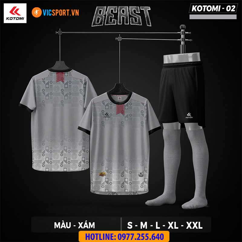 Áo đá banh không logo Kotomi Beast - Hình ảnh 13
