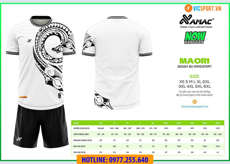 Áo đá banh thiết kế Amac Maori - Hình ảnh 6