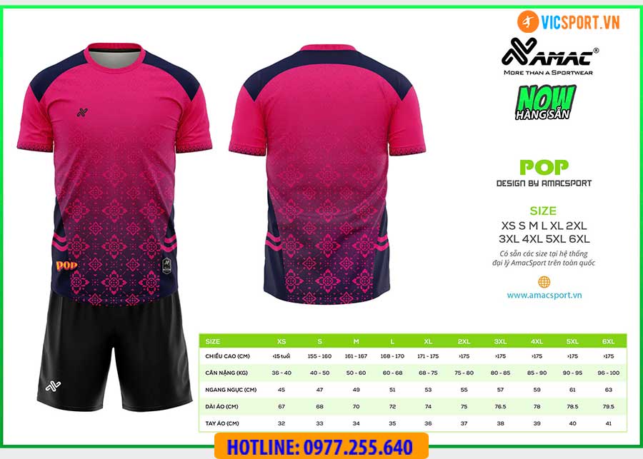 Áo đá banh thiết kế Amac Pop - Hình ảnh 5