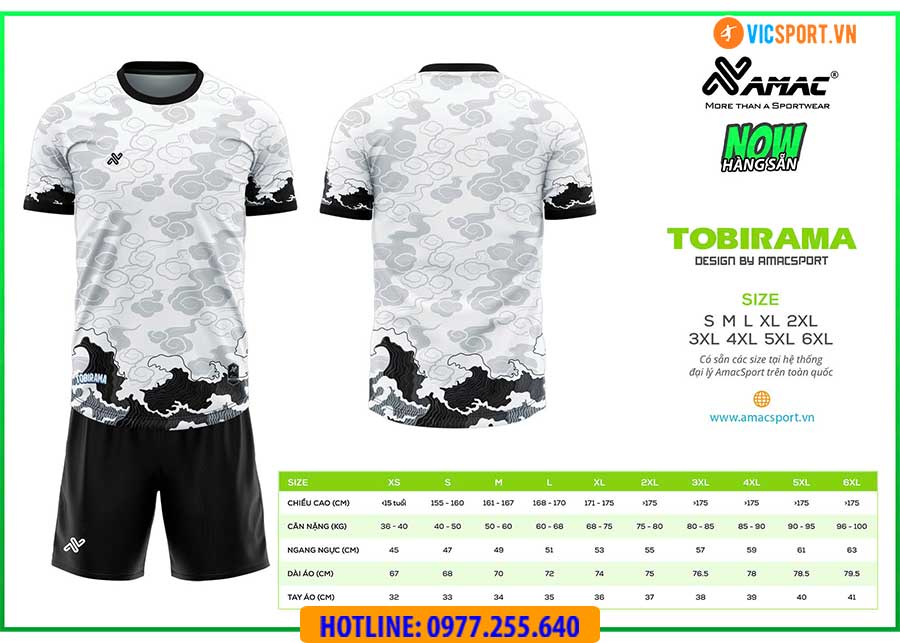 Áo đá banh thiết kế Amac Tobirama - Hình ảnh 3