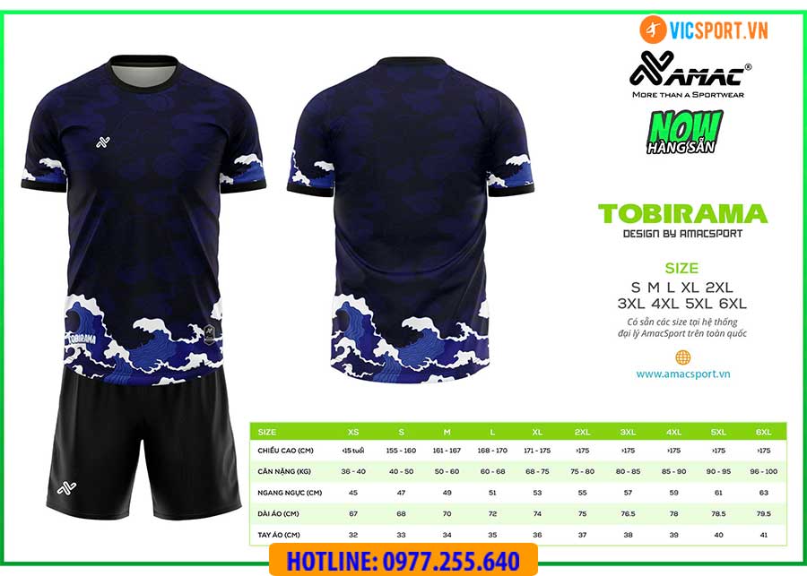 Áo đá banh thiết kế Amac Tobirama - Hình ảnh 2
