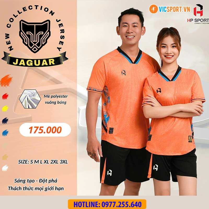 Áo đá banh không logo HP Jaguar - Hình ảnh 18