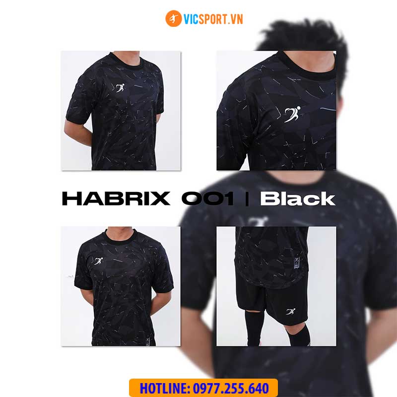 Áo đá banh không logo Habrix HBR001 - Hình ảnh 6