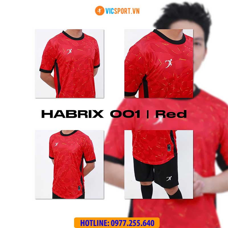 Áo đá banh không logo Habrix HBR001 - Hình ảnh 2