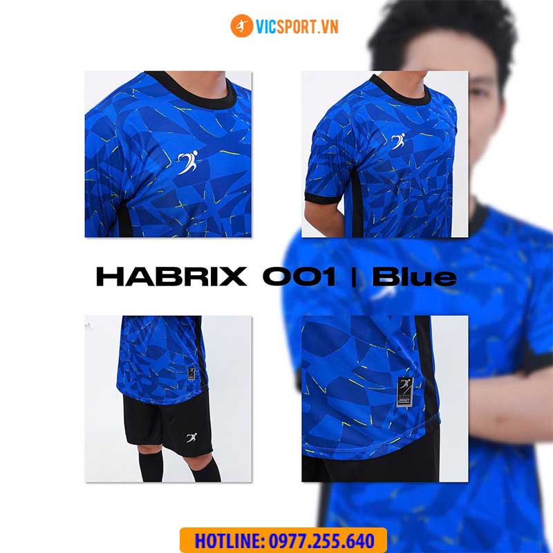 Áo đá banh không logo Habrix HBR001 - Hình ảnh 3