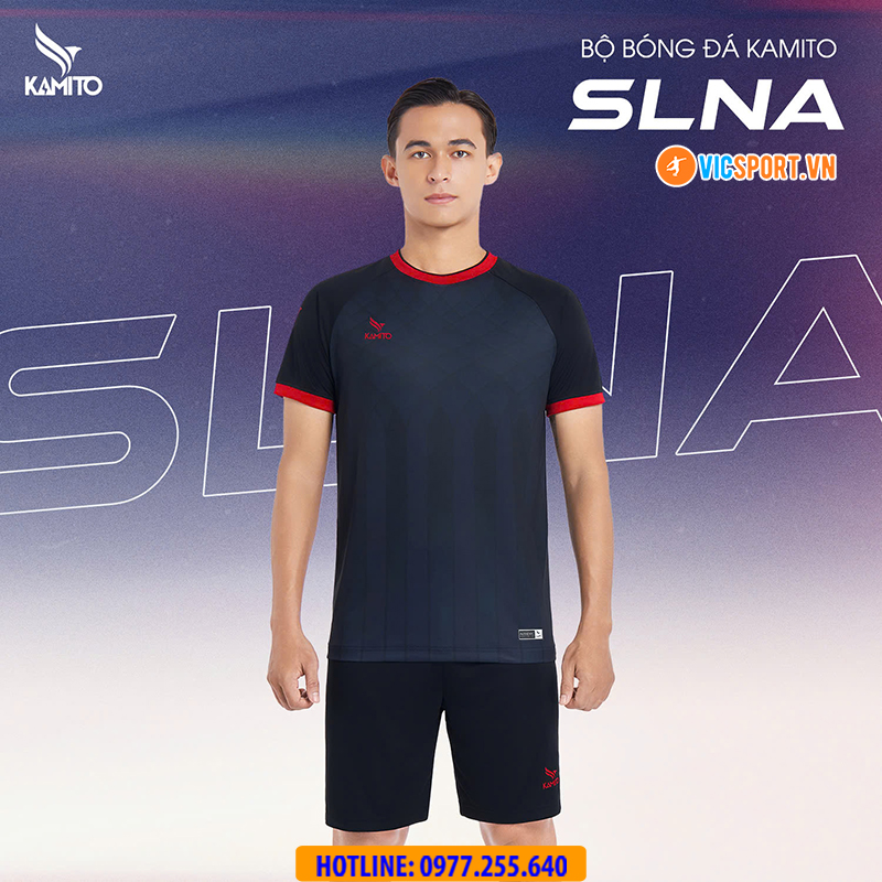 Áo đá banh không logo Kamito SLNA - Hình ảnh 4