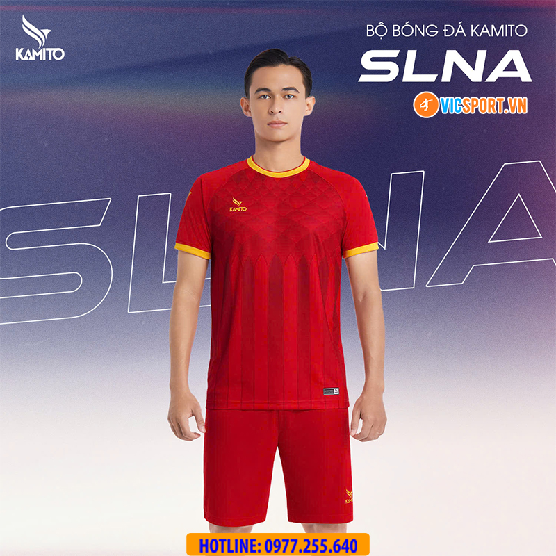 Áo đá banh không logo Kamito SLNA - Hình ảnh 5