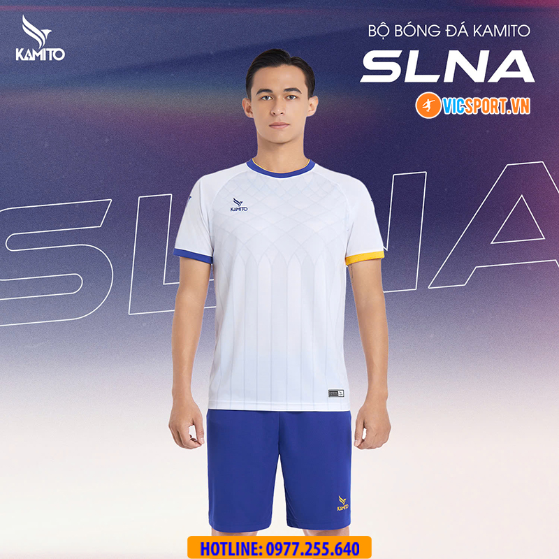 Áo đá banh không logo Kamito SLNA - Hình ảnh 6