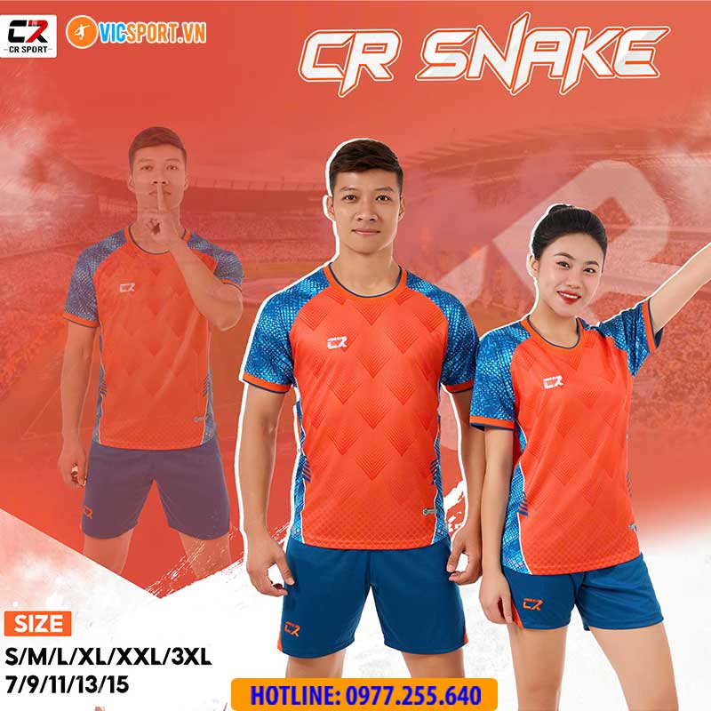Áo đá banh không logo CR Snake - Hình ảnh 7