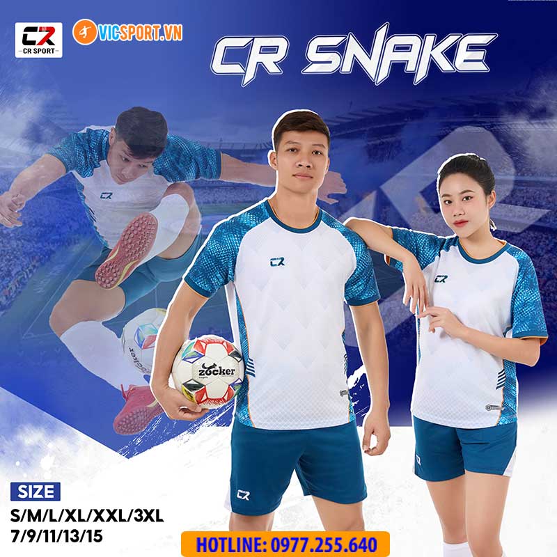 Áo đá banh không logo CR Snake - Hình ảnh 9