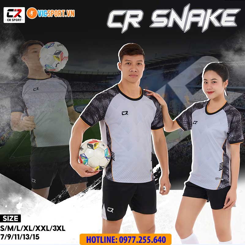 Áo đá banh không logo CR Snake - Hình ảnh 10