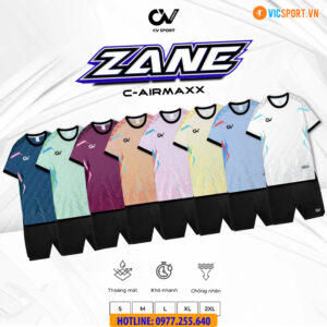 Áo đá banh không logo CV Zane