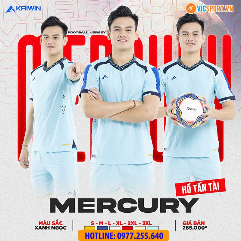 Áo đá banh không logo Kaiwin Mercury - Hình ảnh 8