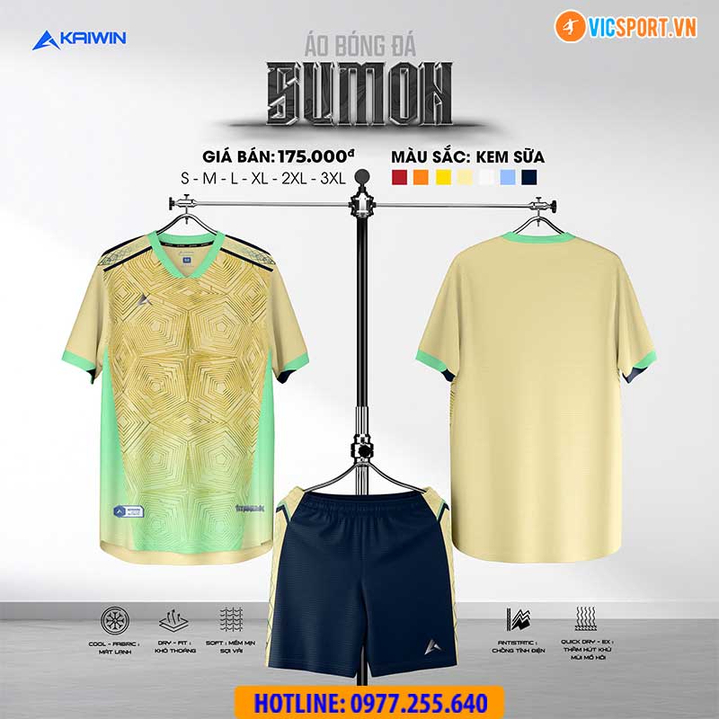 Áo đá banh không logo Kaiwin Sumon - Hình ảnh 22