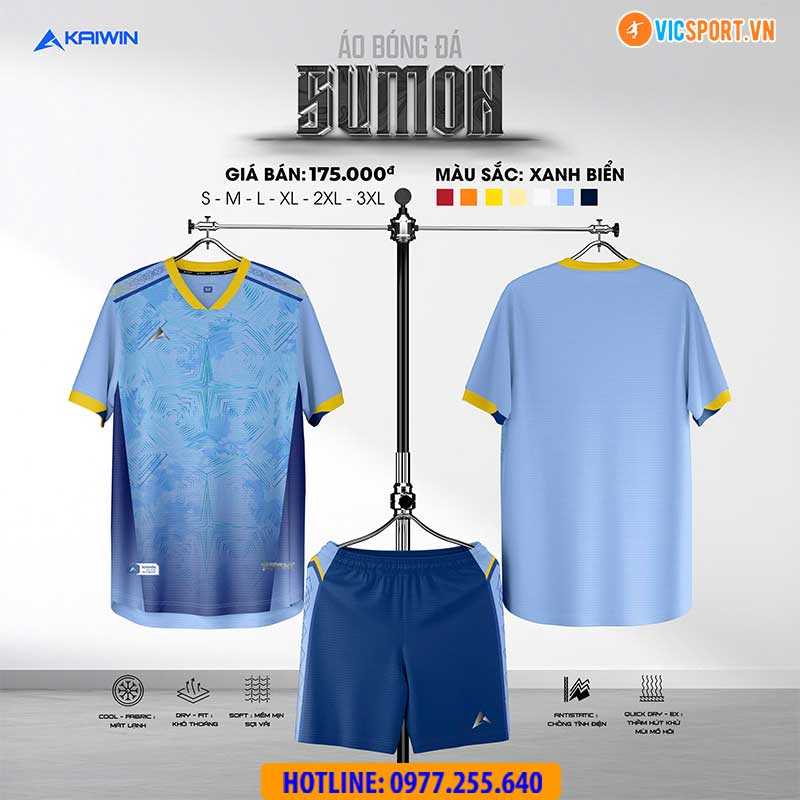 Áo đá banh không logo Kaiwin Sumon - Hình ảnh 24