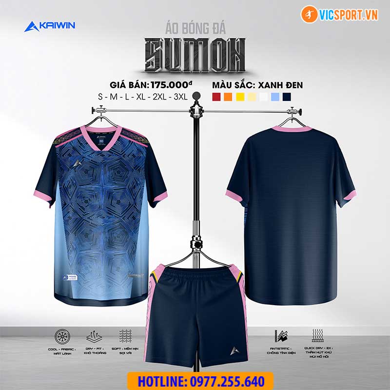 Áo đá banh không logo Kaiwin Sumon - Hình ảnh 21