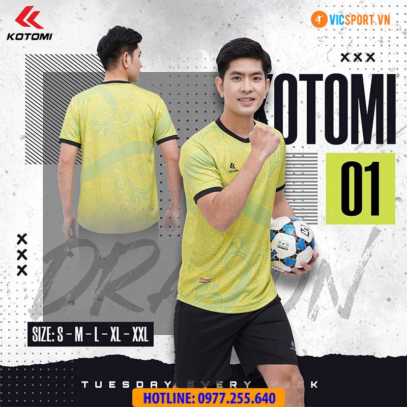 Áo đá banh không logo Kotomi Dragon - Hình ảnh 6