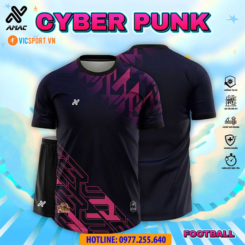 Áo đá banh thiết kế Amac Cyber Punk - Hình ảnh 7