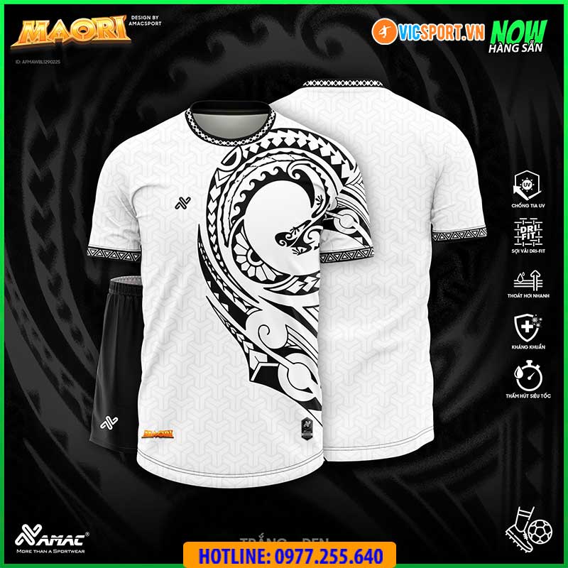 Áo đá banh thiết kế Amac Maori - Hình ảnh 15