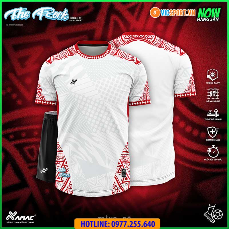 Áo đá banh thiết kế Amac The Rock - Hình ảnh 3