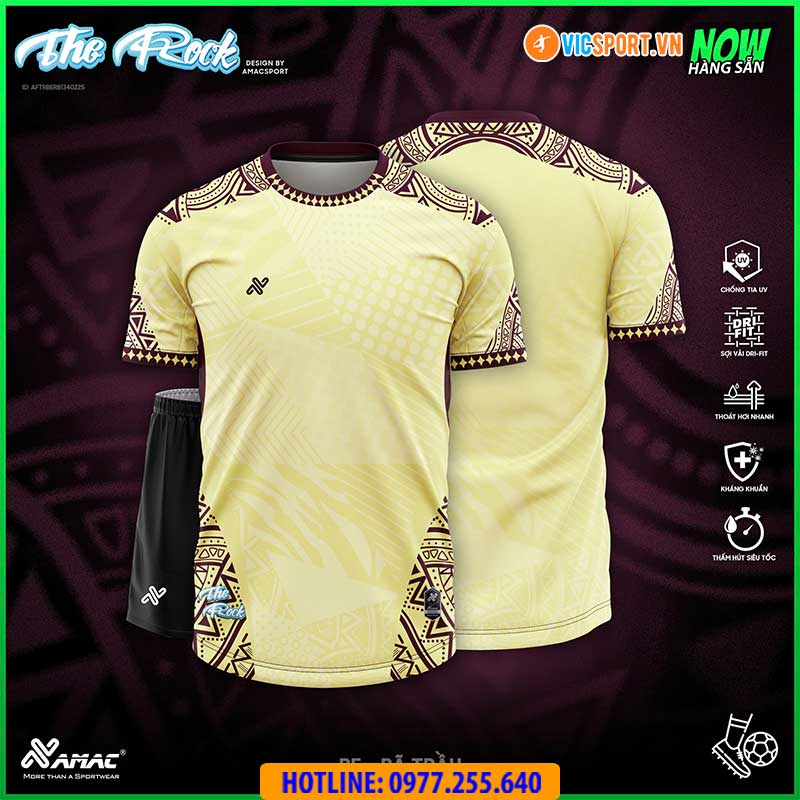 Áo đá banh thiết kế Amac The Rock - Hình ảnh 5