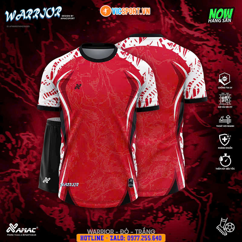 Áo đá banh thiết kế Amac Warrior - Hình ảnh 8